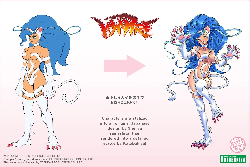 DARKSTALKERS FELICIA BISHOUJO STATUE - Image 15