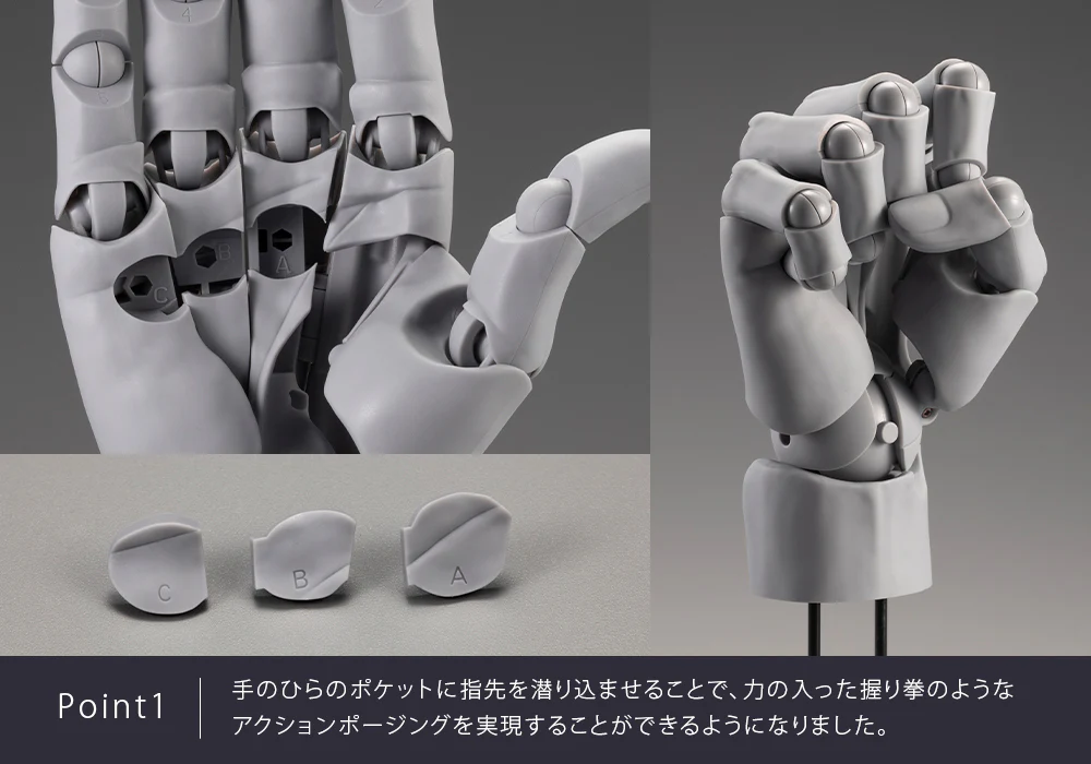 ARTIST SUPPORT ITEM HAND MODEL MEN’S/R -GRAY- - Image 11