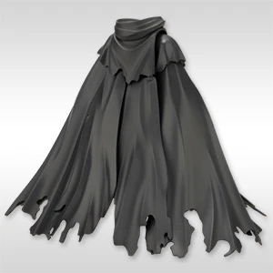 DRESS UP PARTS CRASH＆SIDE CLOAK BLACK Ver.