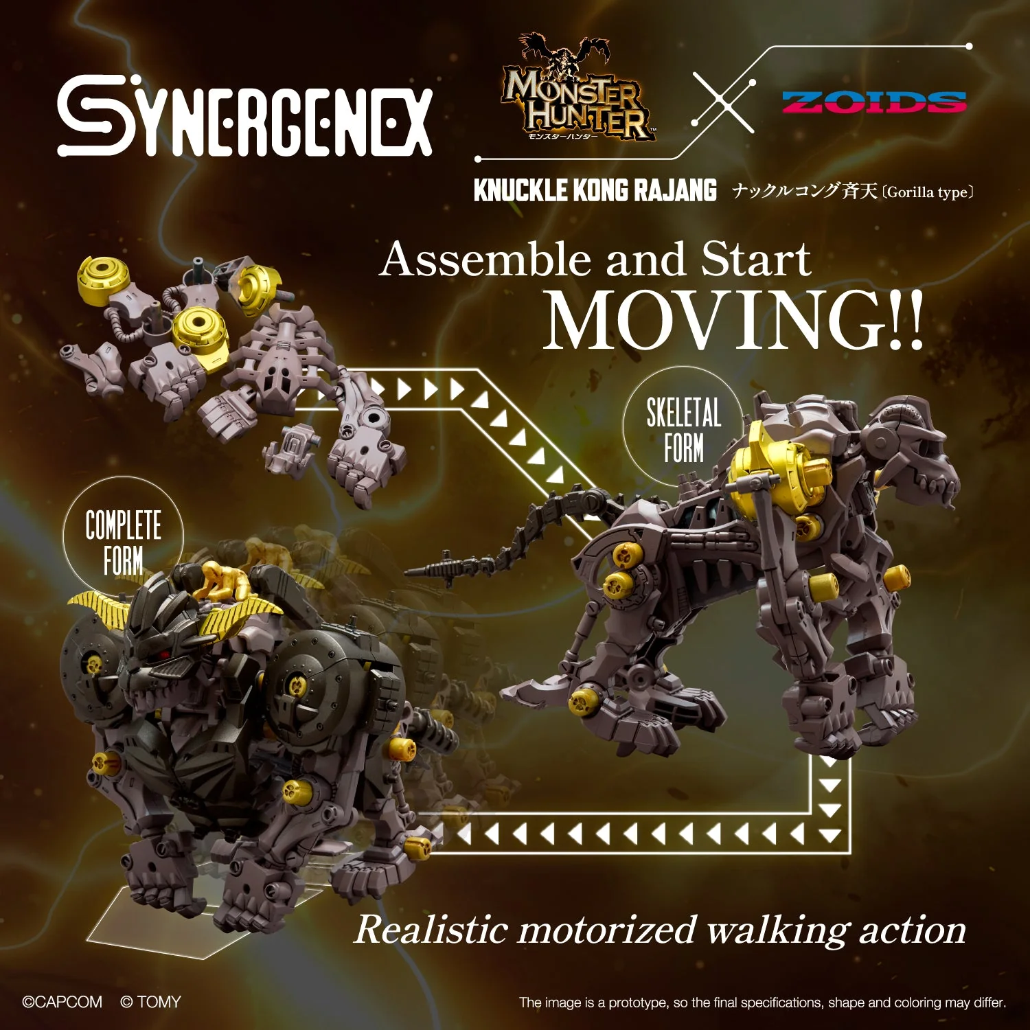 Monster Hunter X Zoids Knuckle Kong Rajang - Image 5