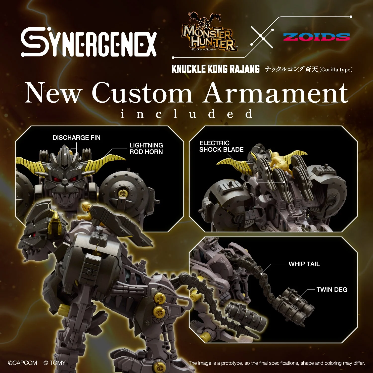 Monster Hunter X Zoids Knuckle Kong Rajang - Image 7