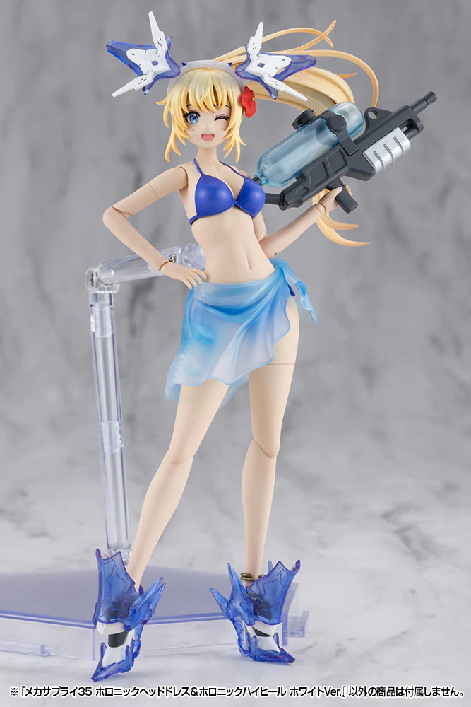 MECHA SUPPLY35 HOLONIC HEADDRESS & HOLONIC HIGH HEELS WHITE Ver. - Image 11