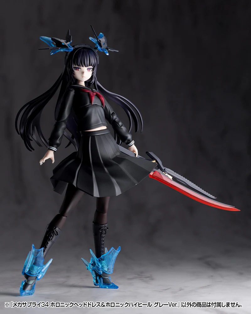 MECHA SUPPLY34 HOLONIC HEADDRESS & HOLONIC HIGH HEELS GRAY Ver. - Image 12